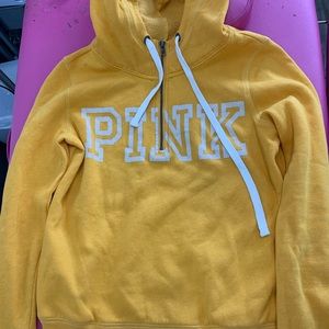 PINK yellow sweater. XS